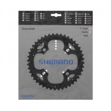 Звезда шатунов FC-M530 DEORE, 44зуб, совместимая с защитой, черный, 9 скоростей.