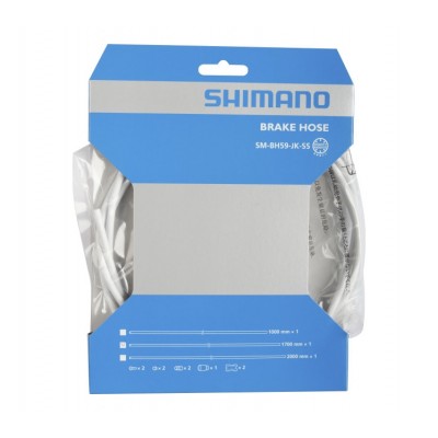 Гидролиния SM-BH59 для диск тормозов, 1700мм с комплектом соединения, белая Гидролиния SM-BH59 для диск тормозов, 1700мм с комплектом соединения, белая