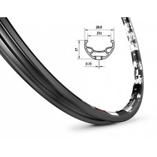 Обод Mach1 KARMA DISC 29" 32 отв. для диск. торм, черный, AV, 540g