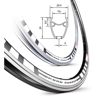 Обод Mach1 ROAD RUNNER 700C 32 отв. Серебрянный, FV / Presta, 500g Обод Mach1 ROAD RUNNER 700C 32 отв. Серебрянный, FV / Presta, 500g