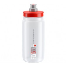 Фляга ELITE FLY прозора/червон 550мл