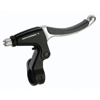 Тормозные ручки Longus (пара) для V-Brake, Al / резина, черный