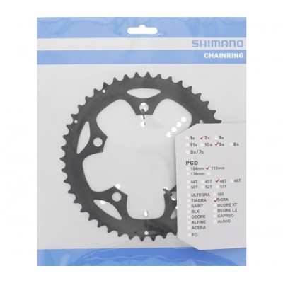 Звезда шатунов FC-3550 SORA, 46зуб. (5-лапка) Звезда шатунов FC-3550 SORA, 46зуб. (5-лапка)