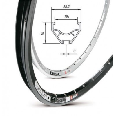 Обед Mach1 250 DISC 700C 32 отв. для диск. торм, черный, AV, 520g