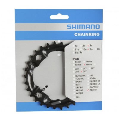 Звезда шатунов FC-M4000 ALIVIO, 30зуб. 9 скоростей Звезда шатунов FC-M4000 ALIVIO, 30зуб. 9 скоростей