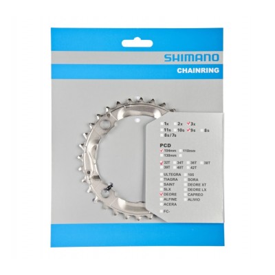 Звезда шатунов FC-M532 DEORE, 32зуб, 9-скоростей, серебр Звезда шатунов FC-M532 DEORE, 32зуб, 9-скоростей, серебр