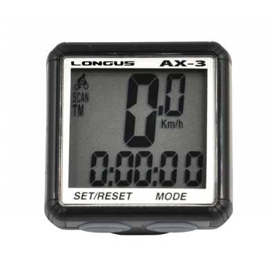 Велокомпьютер Longus АХ-3, 13 ф-ций, черный Special Edition