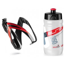 Комплект ELITE. Фляготримач CEO + фляга 350мл, червоний