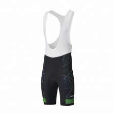 Велотруси Shimano TEAM2 з лямками, зелені, розм. XL