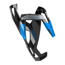 Фляготримач ELITE CUSTOM RACE PLUS чорний/блакитний глянс
