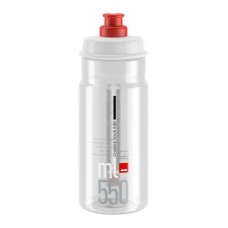 Фляга ELITE JET прозора з червоним лого 550мл