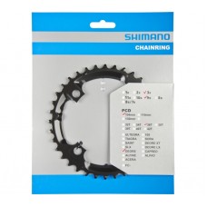 Звезда шатунов FC-M590 DEORE, 36зуб. черн, 9 скоростей