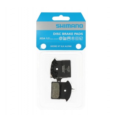 Тормозные колодки J03А + радиатор, полимер / resin