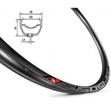 Обід Mach1 5,50 SL DISC 29" 32 отв, TLR, пістон, чорний, FV 600г