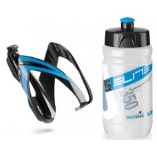 Комплект ELITE. Фляготримач CEO + фляга 350мл, синій