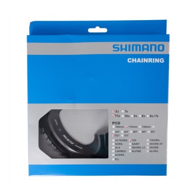 звезда шатунов FC-R7000 105, 52зуб.-MT для 52-36T, черн