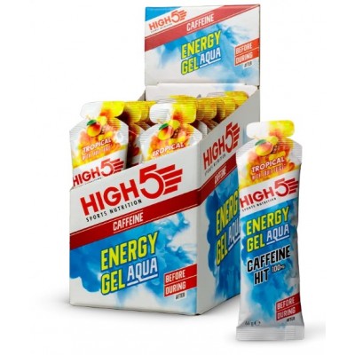 Гель Energy Gel Aqua Caffeine Hit - Тропические фрукты (Упаковка 20x66g) Гель Energy Gel Aqua Caffeine Hit - Тропические фрукты (Упаковка 20x66g)