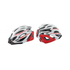 Шолом R2 Pro-Tec білий-червоний кольори розмір L 58 - 63 см