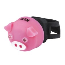 Мигалка детская задняя KLS Piggy розовый