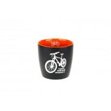 Горнятко ONRIDE_Велосмайлик_Гаджет. який мене заряджає. Чорно-Помаранчевий 300мл