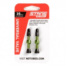 Бескамерный ниппель Stan's Notubes FV 35мм (2шт на блистере) зеленые