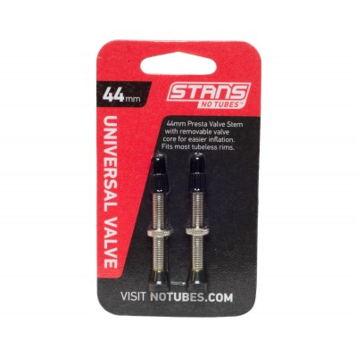 Бескамерный ниппель Stan's Notubes FV 44мм (2шт на блистере) серебристые