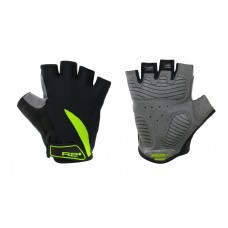 Рукавички для підлітків R2 Vicky чорно-салатові вік 10 - 12 р.