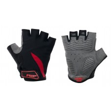 Рукавички для підлітків R2 Vicky чорно-червоні вік 10 - 12 р.