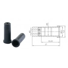 Наконечник Alligator для тормозной рубашки с пыльником. уп.20 шт