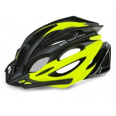 Шолом R2 Pro-Tec 2020 колір чорний неоновий жовтий / матовий глянцевий розмір L (58-62 см)