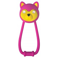 Мигалка детская передняя KLS Teddy розовый