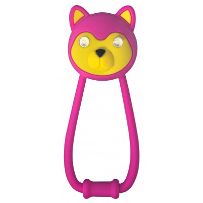 Мигалка детская передняя KLS Teddy розовый