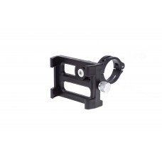 Держатель телефона GUB_PLUS 3_BK на руль пластиковый с поворотным механизмом. черный