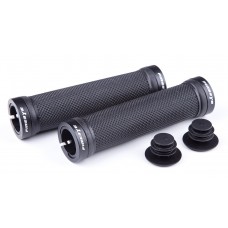 Ручки руля FireEye Goosebumps-R 128 мм з замками чорний