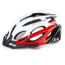 Шолом R2 Pro-Tec 2020 колір білий червоний чорний / глянцевий розмір M (56-58 см)