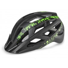 Шолом R2 Lumen 2019 колір чорний зелений / матовий розмір M (55-58 см)
