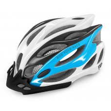 Шолом R2 Wind 2020 колір біло-сіро-синій матовий р. M: 56-58 cm