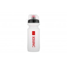 Фляга ONRIDE Ram 600 мл. прозрачная красная с колпачком 21