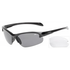 Окуляри дитячі RELAX R3072A VIKNA black з лінзами smoke/ clear