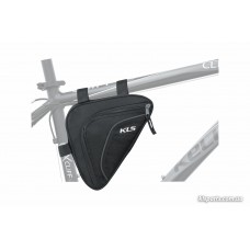 Сумка на раму KLS Wedge (об'єм 0.9 л) чорний