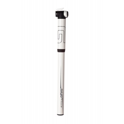 Насос компактный GIYO GP-851L белый алюминиевый с манометром и шлангом Насос компактный GIYO GP-851L белый алюминиевый с манометром и шлангом