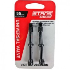 Бескамерный ниппель Stan's Notubes FV 55мм (2шт на блистере) черные