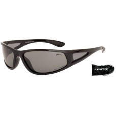 Окуляри Relax Mindano 2018 black shiny. лінзи Polarized димчато-сірі (CAT.2)