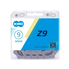 Ланцюг KMC Z9 9 швидкостей 116 ланок + замок сірий-сірий