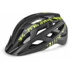 Шолом R2 Lumen 2020 колір чорно-неоново-жовтий матовий р. L: 58-61 cm