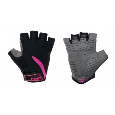 Рукавички для підлітків R2 Vicky чорно-рожеві вік 8 - 10 р.