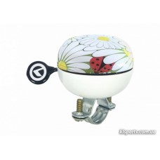 Дзвоник на руль KLS Bell 60 біла квітка