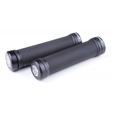 Ручки руля FireEye Goosebumps-C 128 мм з замками чорний