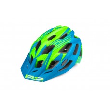 Шолом R2 Rock колір Блакитний/Зелений (матовий) M
