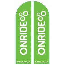 Прапор «Парус» з логотипом OnRide